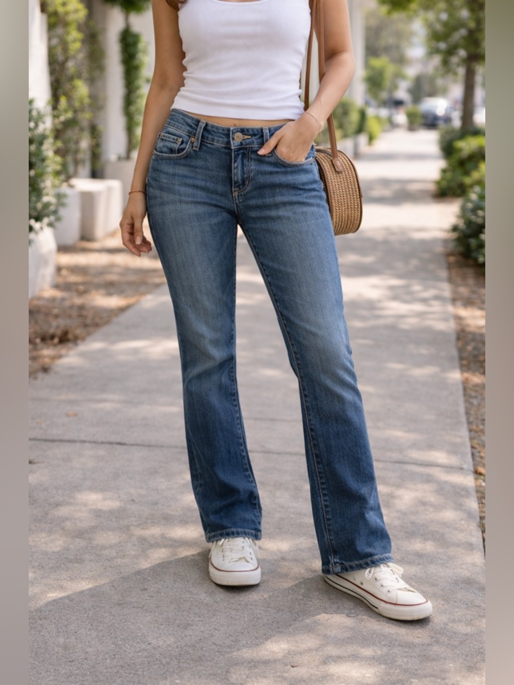 Paige Venice Straight Leg Jeans Women’s Size 28 Stretch Denim